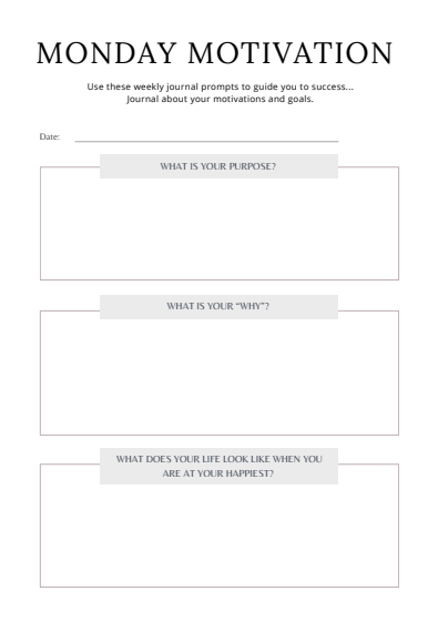 Journaling Planner