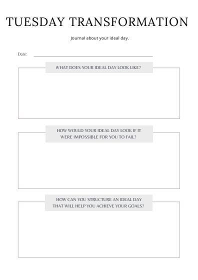 Journaling Planner